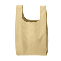 ベージュ リップストップマルシェバッグ（L）