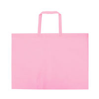 ピンク 不織布バッグ（大）