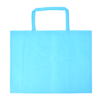 ブルー 不織布バッグ(特大)