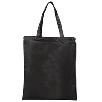 ブラック 定番ライトキャンバスバッグ(L)