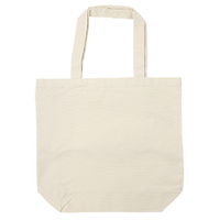 ベージュ 10oz オーガニックコットンキャンバストート(L)