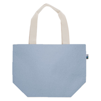 ブルー 10oz フェアトレードコットンキャンバストート(M)