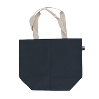 ブルー 10oz フェアトレードコットンキャンバストート（L）