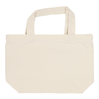 ベージュ 10oz 内ポケット付きオーガニックコットンキャンバストート(S)