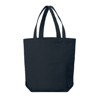 ブルー 10oz 内ポケット付きオーガニックコットンキャンバストート（ML）