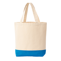 ブルー 11.0oz キャンバスツートントート（M）