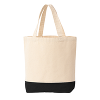 ブラック 11.0oz キャンバスツートントート（M）