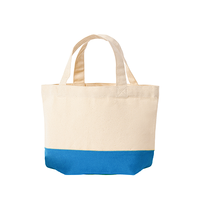 ブルー 11.0oz キャンバスツートントート（S）