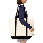 12oz キャンバスバイカラートート(L)