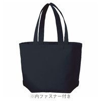 ブルー 12oz キャンバスベーシックファスナートート（M）