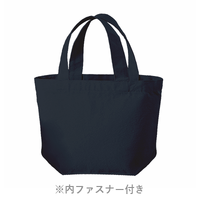 ブルー 12oz キャンバスベーシックファスナートート（S）