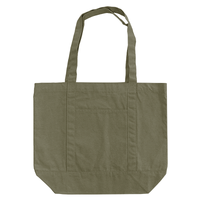 グリーン 12oz キャンバスライントート(L)