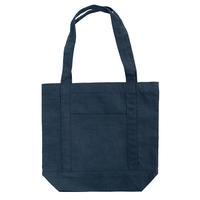 ブルー 12oz キャンバスライントート(M)