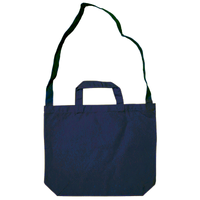 ブルー 12oz キャンバスWスタイルバッグ