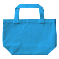 ブルー 12oz スタンダードキャンバストートバッグ(S)