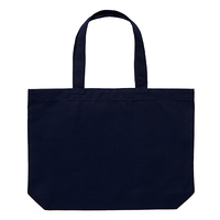 ブルー 12oz ヘヴィーキャンバストートバッグ（L）