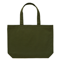 グリーン 12oz ヘヴィーキャンバストートバッグ（L）