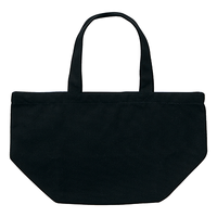 ブラック 12oz ヘヴィーキャンバスランチバッグ