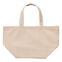 ベージュ 12oz ヘヴィーキャンバスランチバッグ