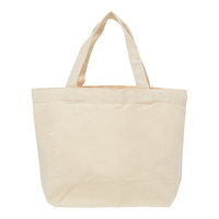 ベージュ 12ozノベルティキャンバストートバッグ（S）