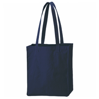 ブルー 13oz ライトウォッシュキャンバススクエアトート