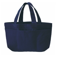 ブルー 13oz ライトウォッシュキャンバスツールトート（M）