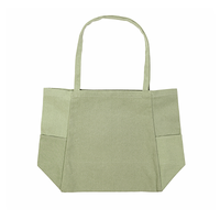 グリーン 13oz ライトウォッシュキャンバスマルチトート