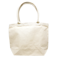 ベージュ 14oz 厚手キャンバスパイプハンドルトート(M)