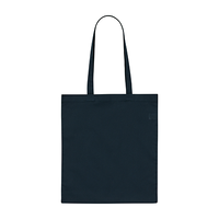 ブルー 3.8oz デイリーフラットトートバッグ(L)