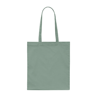 グリーン 3.8oz デイリーフラットトートバッグ(L)
