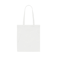 ホワイト 3.8oz デイリーフラットトートバッグ(M)