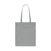 グレー 3.8oz デイリーフラットトートバッグ(M)