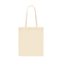 ベージュ 3.8oz デイリーフラットトートバッグ(M)