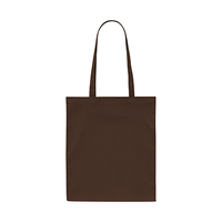ブラウン 3.8oz デイリーフラットトートバッグ(M)