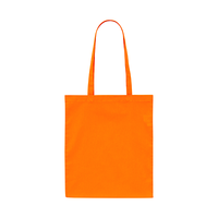 オレンジ 3.8oz デイリーフラットトートバッグ(M)