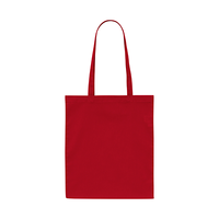 レッド 3.8oz デイリーフラットトートバッグ(M)