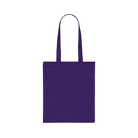 パープル 3.8oz デイリーフラットトートバッグ（S）