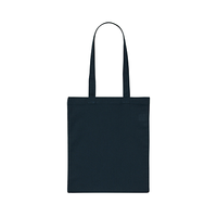 ブルー 3.8oz デイリーフラットトートバッグ(S)