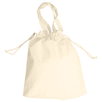 ベージュ 5oz コットンガゼット巾着トート(M)