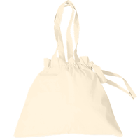 ベージュ 5oz コットンギャザーバッグ
