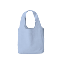 ブルー 5oz コットンショルダーハンドルトート（M）