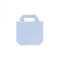 ブルー 5oz コットンベーシックトート（S）