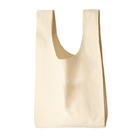 ベージュ 5oz コットンマルシェバッグ（L）