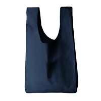 ブルー 5oz コットンマルシェバッグ（L）