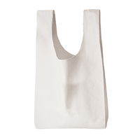 グレー 5oz コットンマルシェバッグ（L）