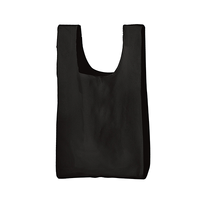 ブラック 5oz コットンマルシェバッグ（M）