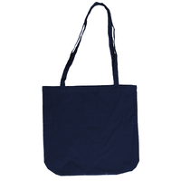 ブルー 5oz コットンラウンドボトムバッグ(M)