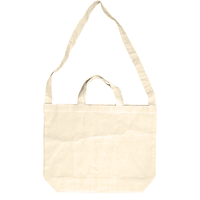 ベージュ 5oz コットンWスタイルバッグ