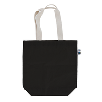 ブラック 5oz フェアトレードコットントート（M）