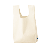 ベージュ 5oz フェアトレードコットンマチ付マルシェバッグ